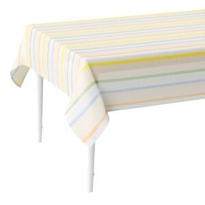Room Essentials Striped Rectangular Reusable Table Cloth - 104” x 60”
